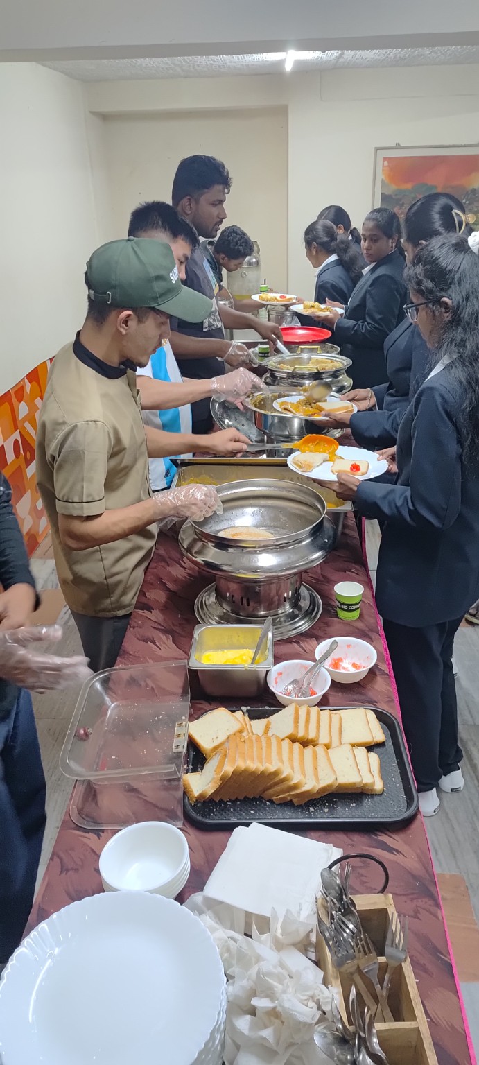 Group buffet service