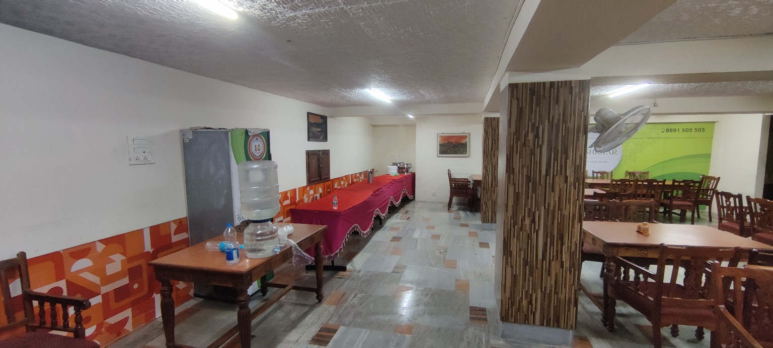 Group dining area