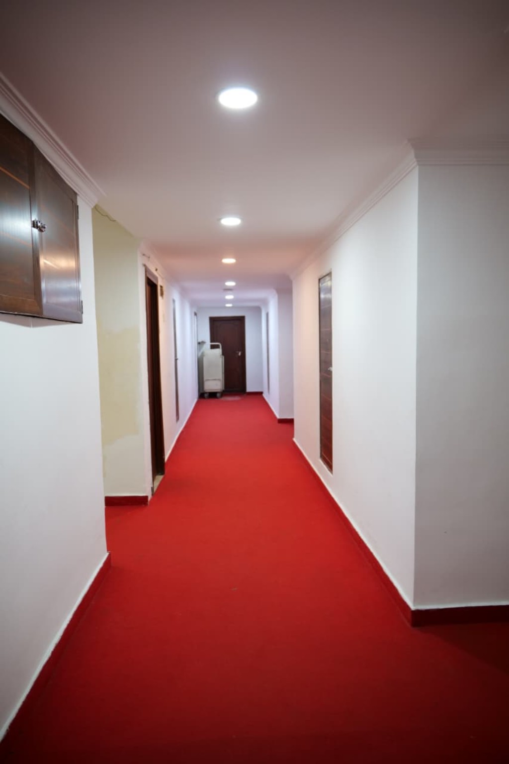 Hotel corridor